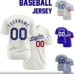 Custom Los Angeles Baseball Jersey Personalized Name & Number Jersey Shirt,  Gift for Men Women and Baseball Fans