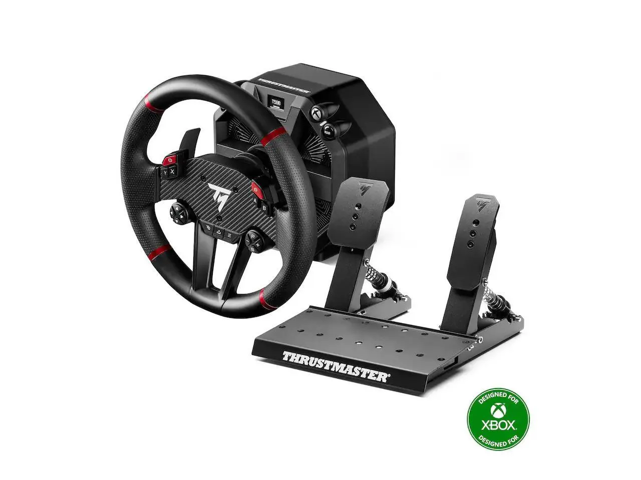 Thrustmaster - T598X, Direct Axial Drive Force Feedback Racing Wheel & Pedal Set for Xbox One, Xbox Series X, Xbox Series S, Windows - Black