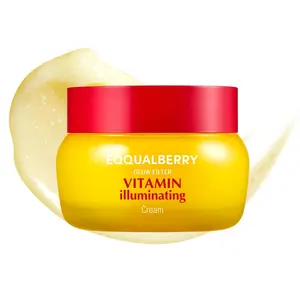EQQUALBERRY Vitamin Illuminating Cream – Vitamin C & 5% Niacinamide + 3% TXA | Dark spots Cream | Ceramide Barrier Strength | Glowy, Lightweight Hydration (1.69 fl.oz / 50ml)