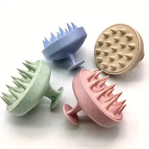 Silicone Scalp Massager Shampoo Brush – Soft Hair Washing & Body Massage Brush