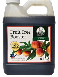 Farmer's Secret Fruit Tree Booster Fertilizer - Super Concentrated and Phosphorus Rich - Formulated for All Fruit Trees Including Peach, Banana, and Apple