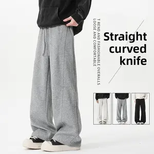Men's casual sweatpants straight trousers