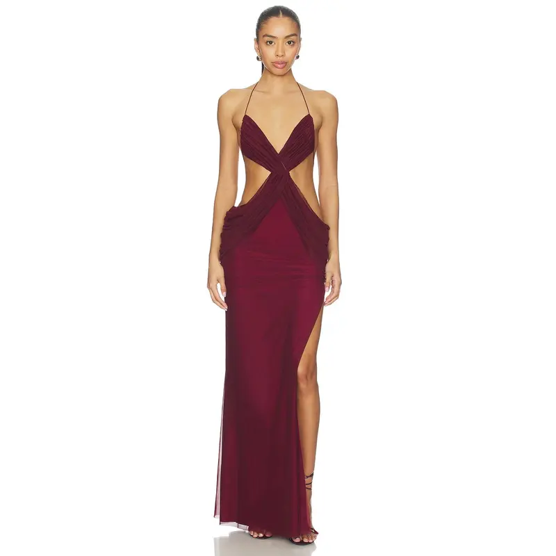 sheer glitter backless dress in multi jaded london Luiza Mesh Beaded Backless Mini Dress | Jaded London main image 0
