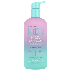 Giovanni Eco Chic® Kids, Cleansing & Moisturizing Body Wash, 16.5 fl oz (487 ml)