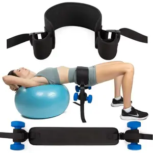 Hip Bridge with Dumbbell Hip Thrust Portable Weight Training Belt Hip Fitness Men and Women Sports Dynamic Auxiliary Belt Gym Accessories Sports Gym Home Sports Home Fitness Equipment  lifting straps weights dumbbells how to load weights