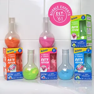 Mr. Bubble Scientific & Terrific Bath Potion, Signature Bubble Gum Scent, 1.76 oz