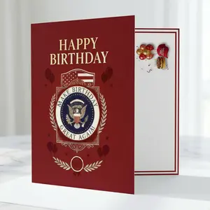 Talking Birthday Card with Sound – Funny Musical Greeting Card – Hilarious Gag Gift for Dad, Mom, Friends & Family – 5x7 Birthday Card with Envelope