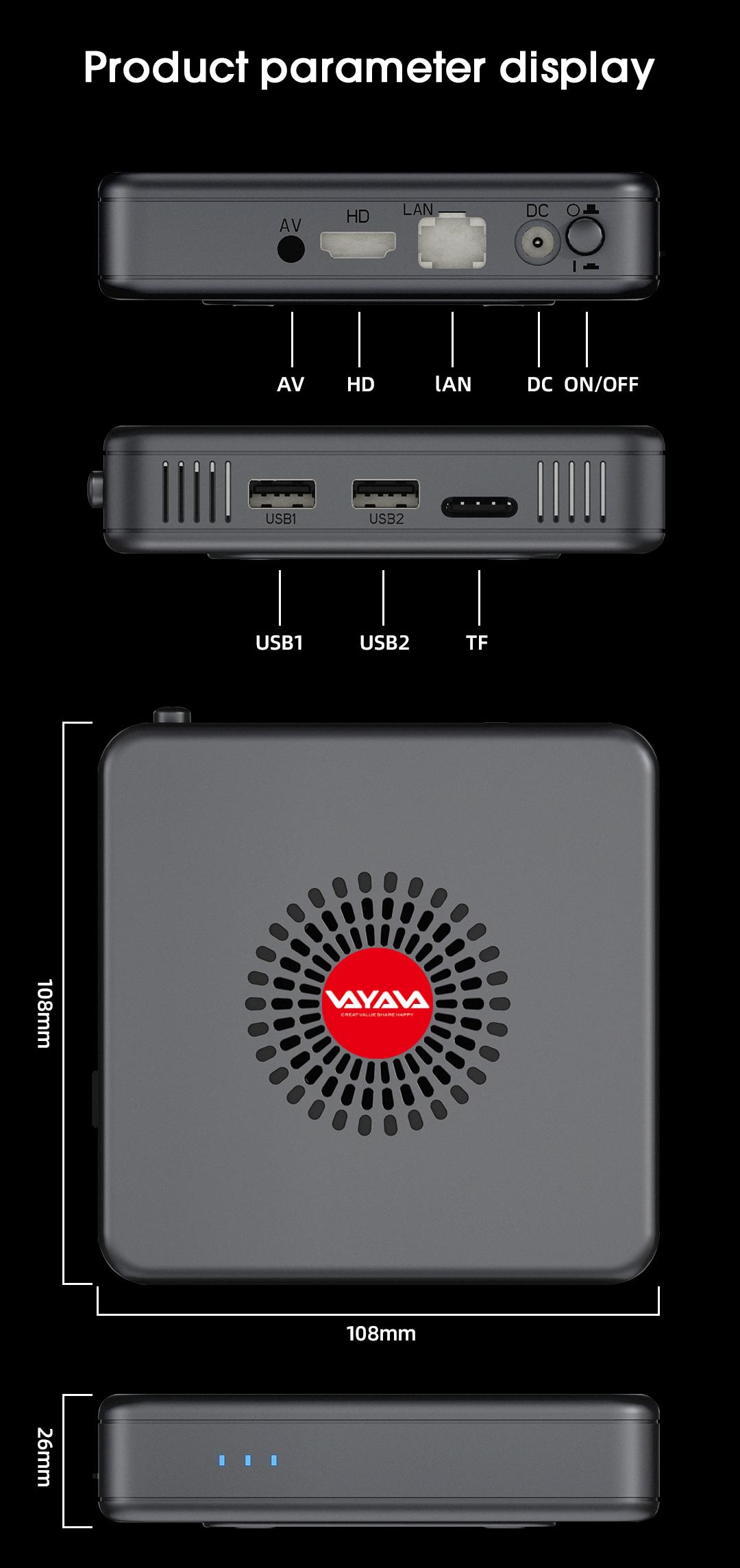 Christmas Children's Gifts  Dual-system GAME BOX Ultra Wireless Computer Game Console, 4k Hdmi Output, Play Cloud gaming Games for TV (Cloud gaming service)