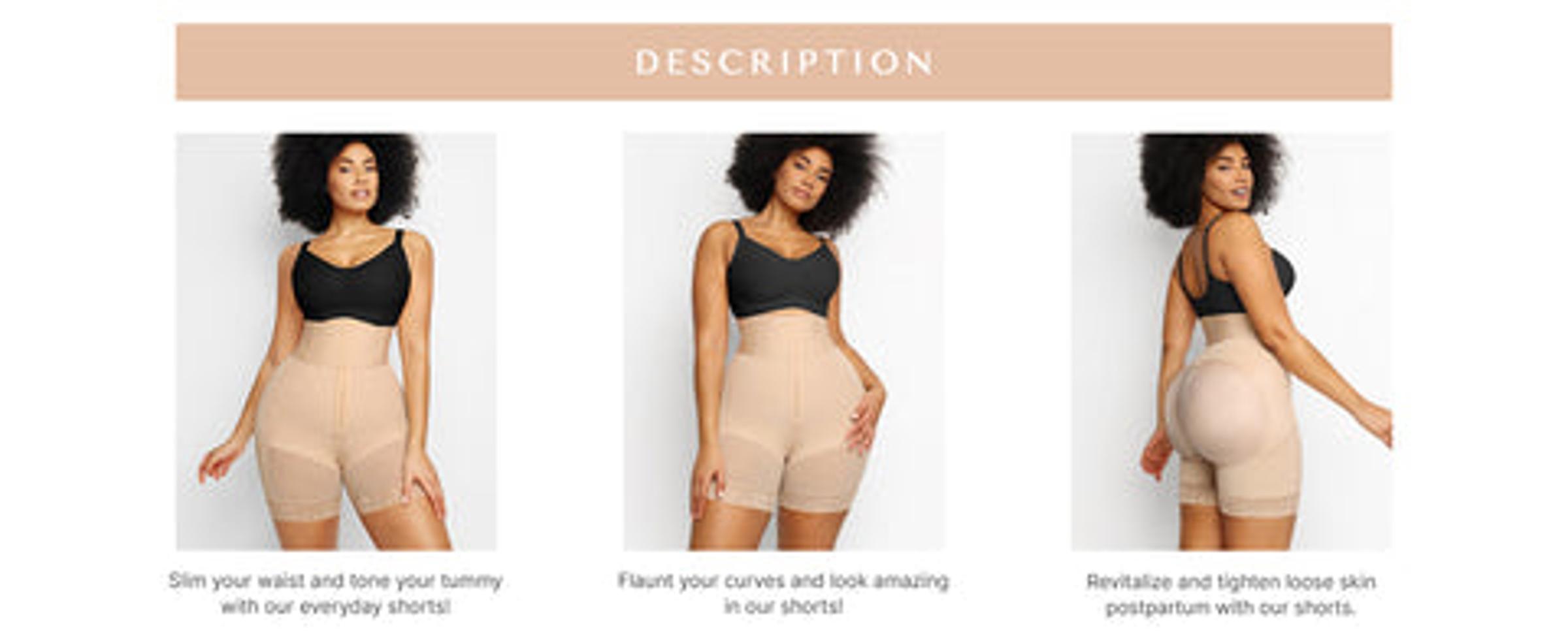 Shapellx AirSlim Boned Sculpt High Waist Shorts  Womenswear Underwear Highwaist Shapewear Girdle Undergarment  Live