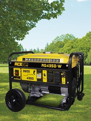 ACEUP ENERGY AG4350-W Portable Generator 4350W Gas Powered with Wheel Kit & Oil EPA & CARB Compliant 3600 Running Watts 7HP 208cc Engine