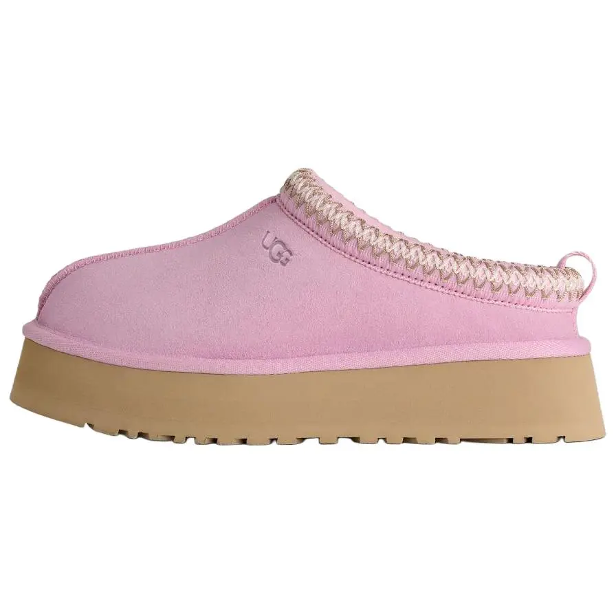 UGG Women's Tazz 2 Casual Slippers - 'Pink Diamond' Sports Footwear, Felt, White, Shoe, Walking Shoes