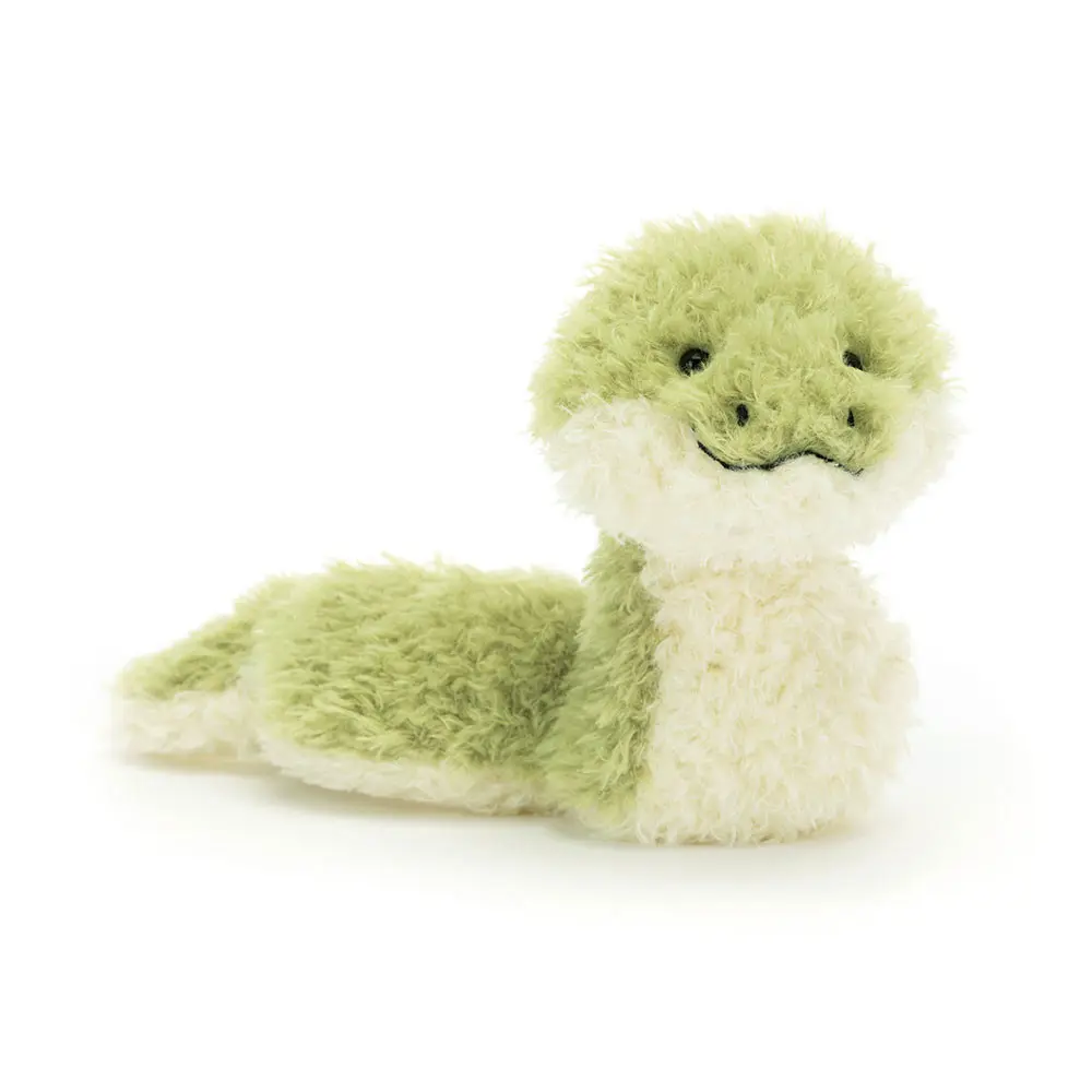 Jellycat Cizi Snake Plush Toy with Jellycat Gift Bag, Soft Green Serpent Stuffed Animal, Cute Fluffy Reptile Doll, Birthday Gift, Nursery Decor & Collectible Plush