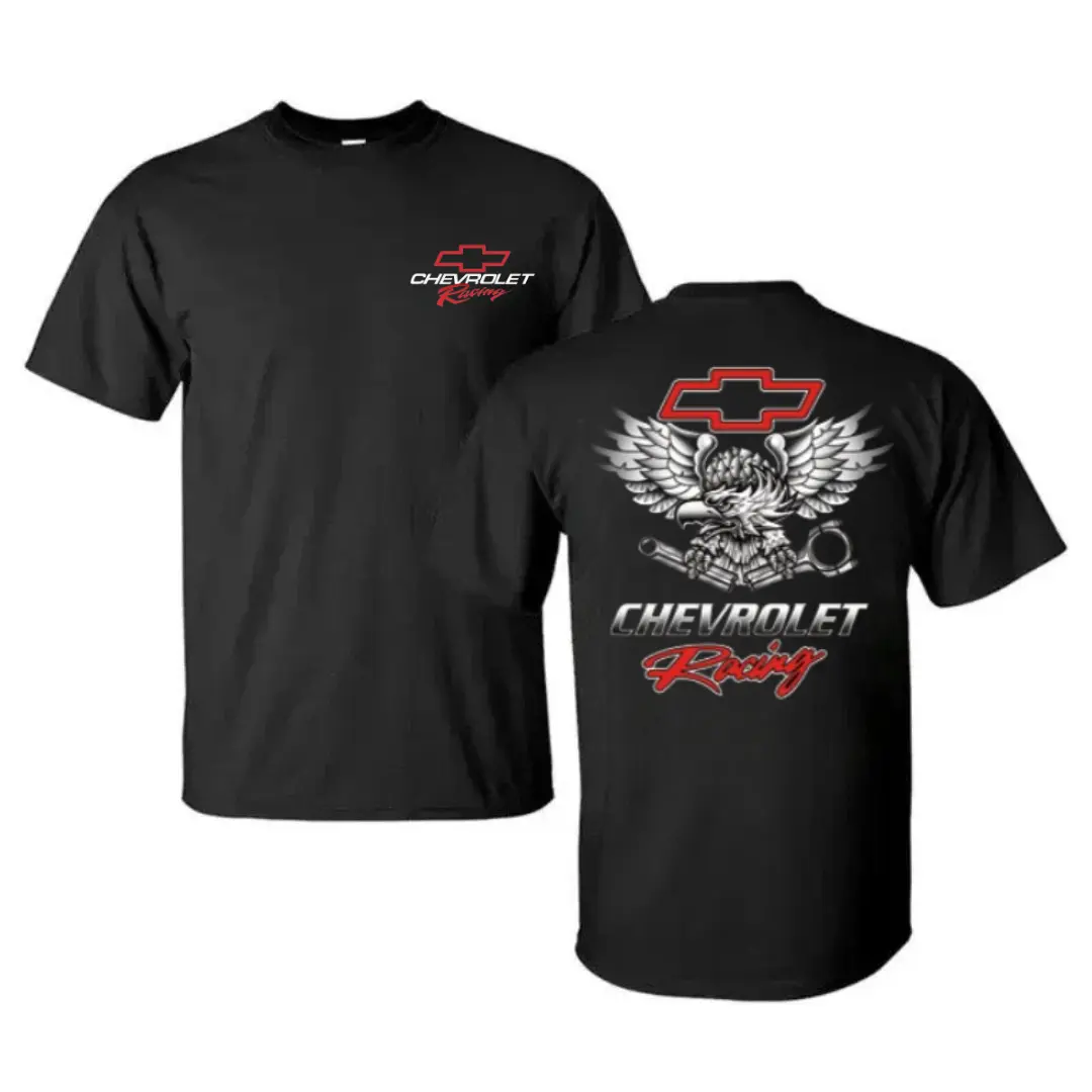 Chevrolet Racing Eagle Shirt – Chevy Muscle Car Motorsport Graphic Tee, American Racing Enthusiast Unisex Shirt, Gift for Car Lovers