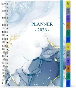 2026 Planner - Planner 2026 for January 2026 - December 2026, Weekly and Monthly Planner with 12 Tabs, 6.4" X 8.5", Blue Getvow
