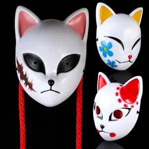 Sabito Makomo Demon Fox Mask – Anime Cosplay Prop