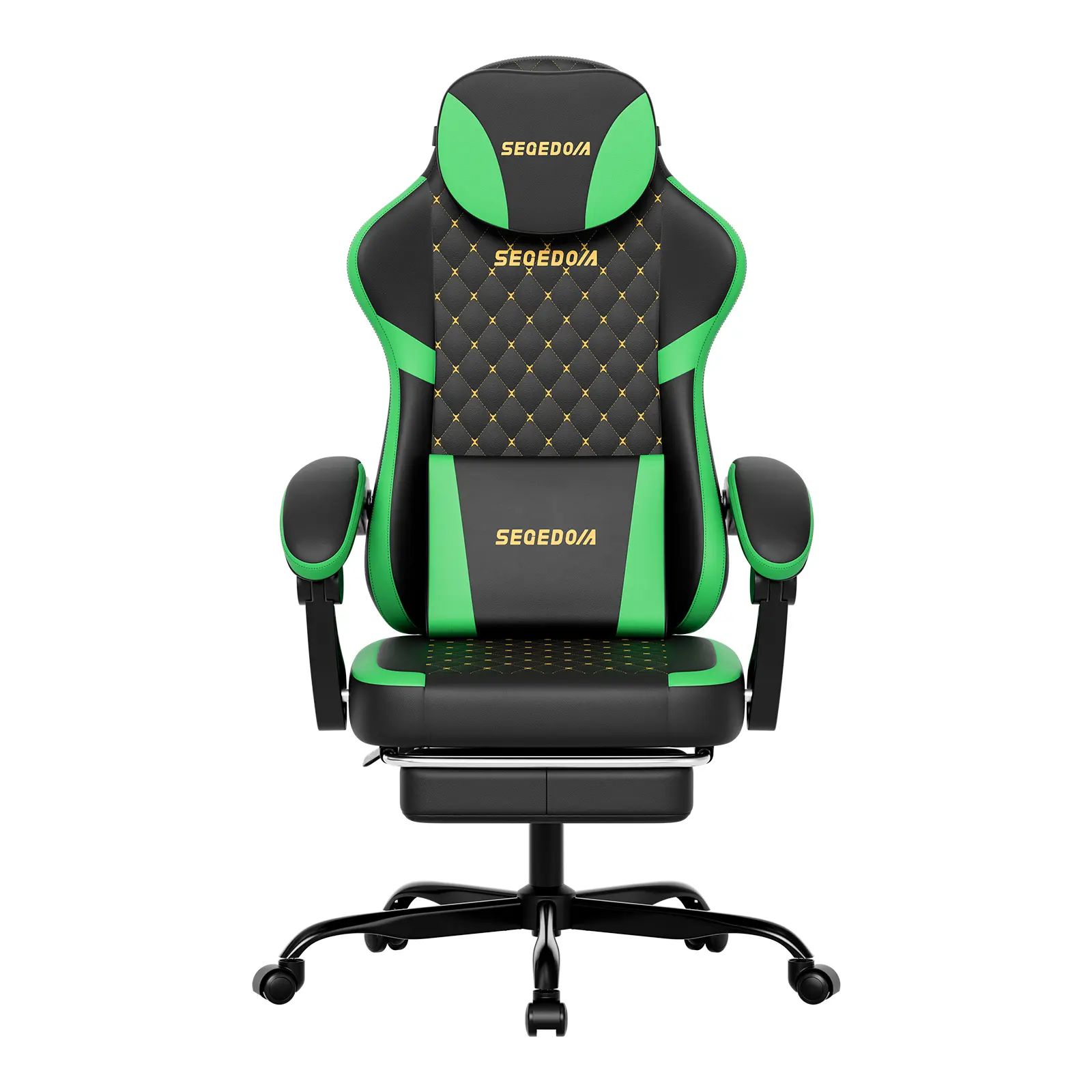 Ergonomic Office Chair  Silent-Rolling Adjustable armrest Computer Chair  Reclining Gaming Chair with Footrest  Dual-Purpose Gaming and Office Chair  Easy to Clean   swivel caster back home desk chair woman man  Gift   lumbar support wide cushion