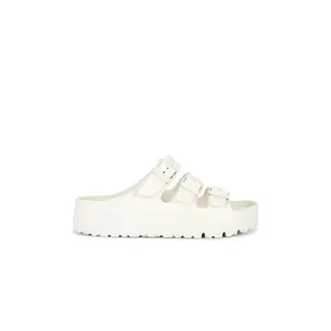 BIRKENSTOCK Florida III Platform Flex EVA Sandal in Eggshell