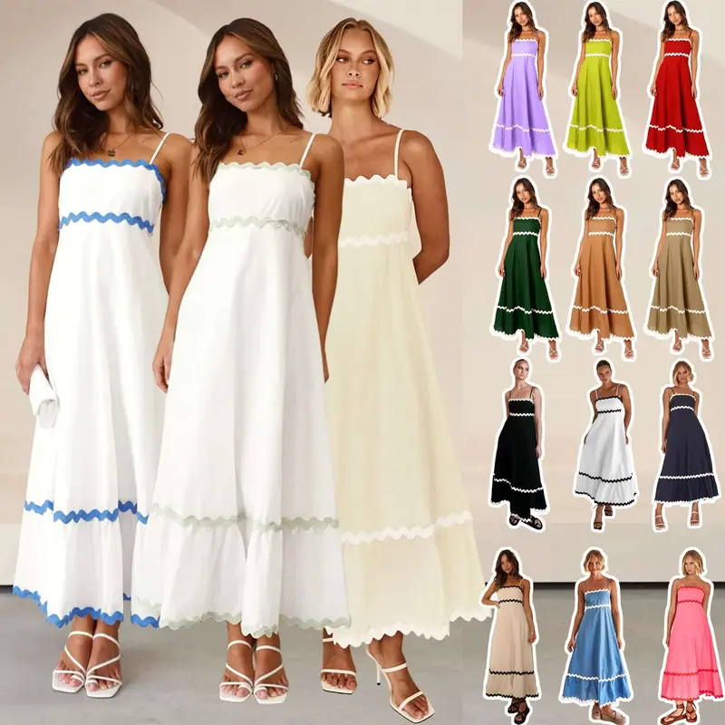 Amazon beach dresses long colorful - TikTok Shop