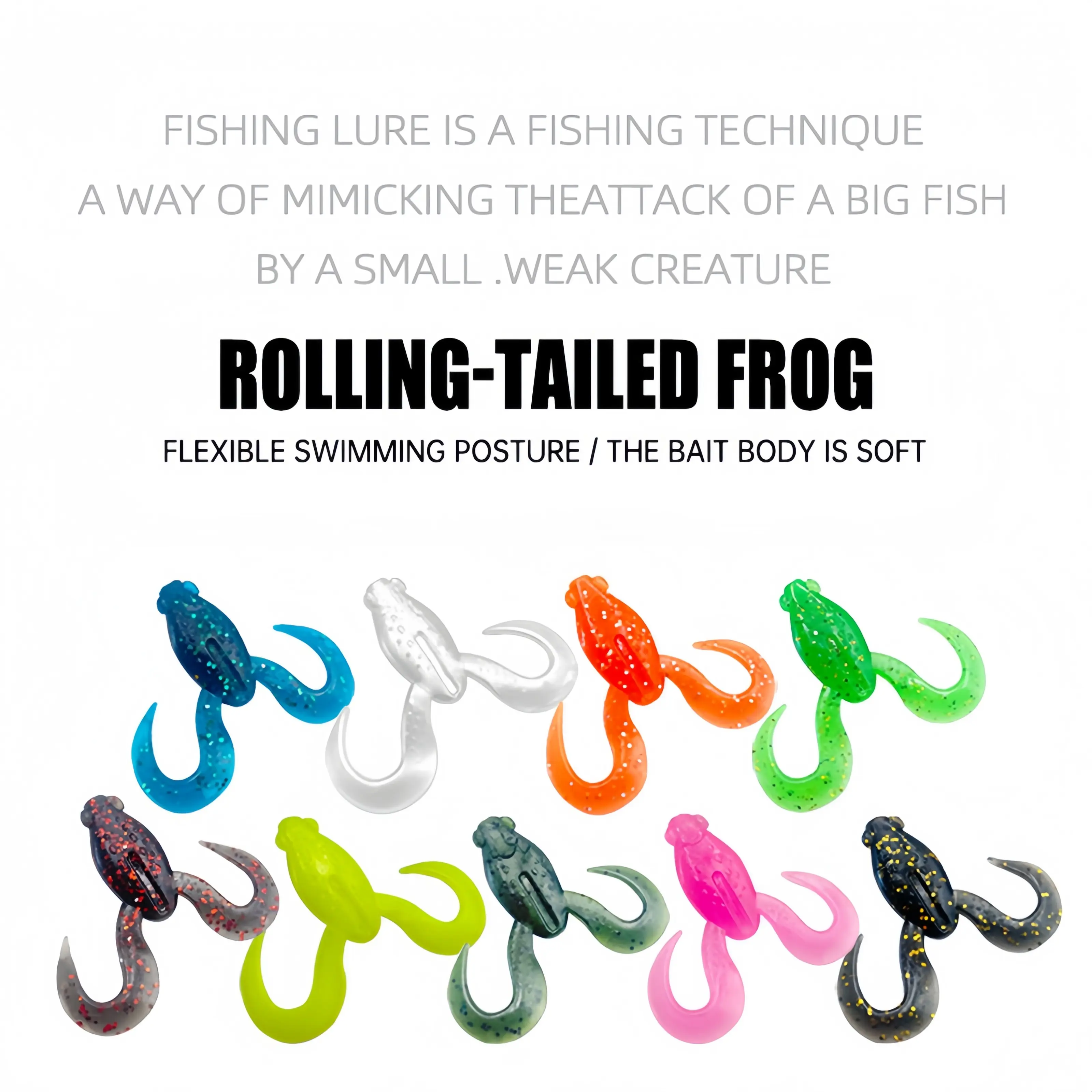 4pcs Frog Lure Ray Frog Topwater Fishing Crankbait Lures/Artificial ...