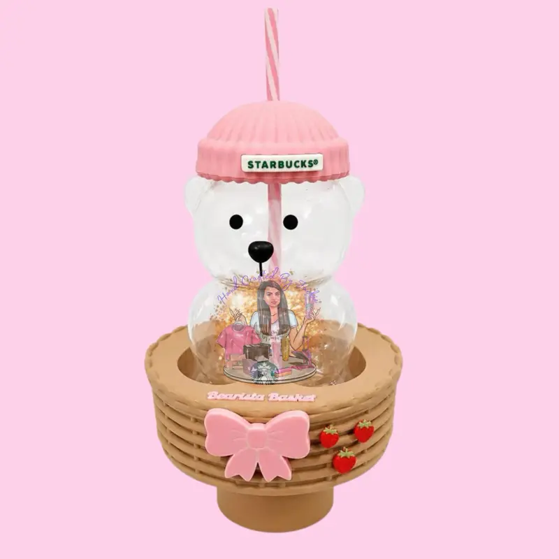 Bearista basket bear cup holder