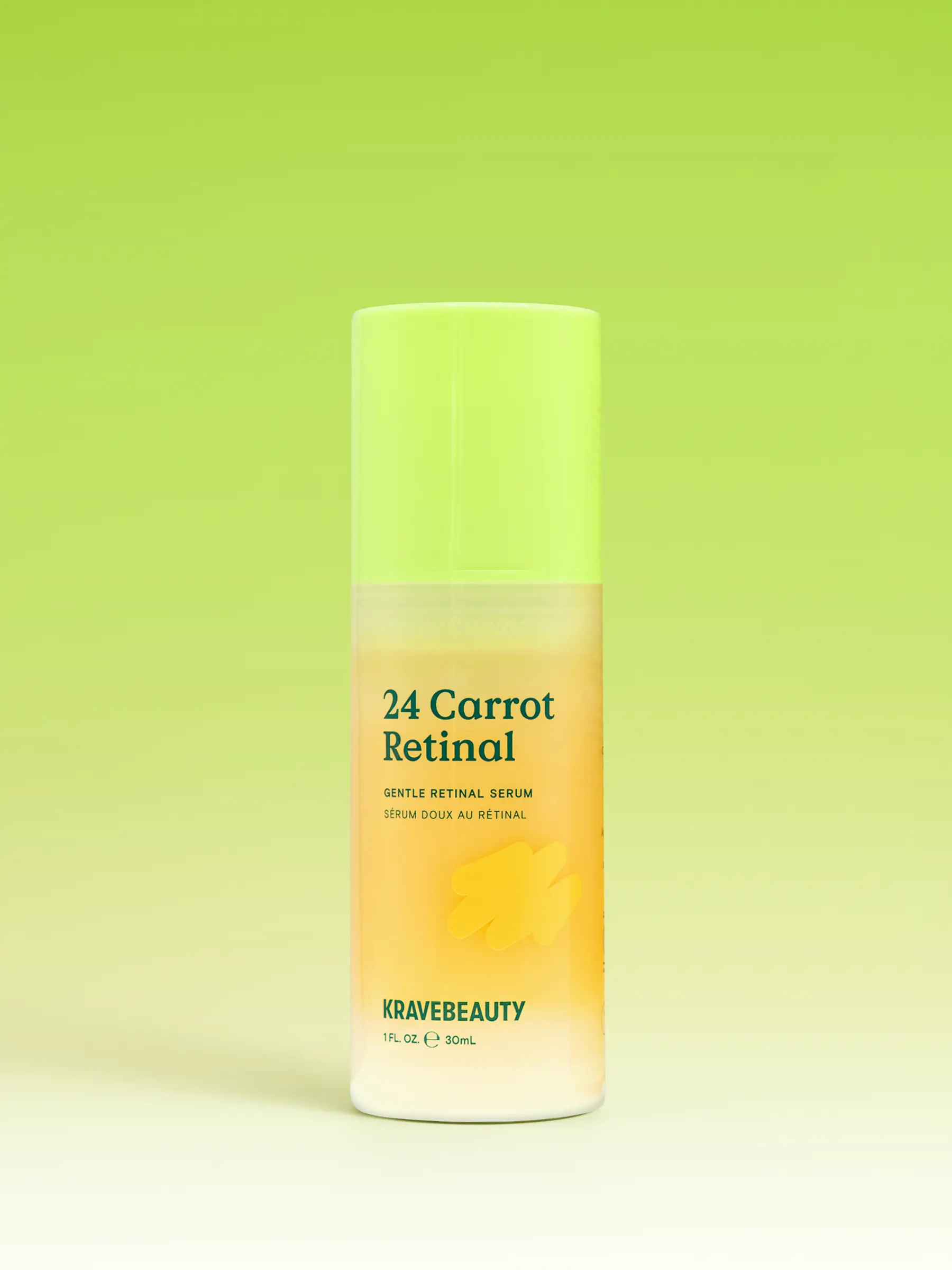 KraveBeauty 24 Carrot Retinal - Gentle Beginner-Friendly Retinal Serum, Promotes Cell Turnover to Help Improve Skin Tone, Texture, and Fine Lines