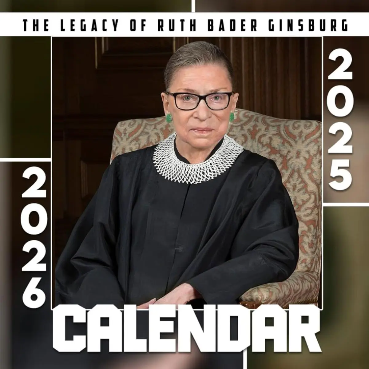 Calendar 2025-2026: 18 Months of Celeb from Jan 2025 to Jun 2026|Great Gift For Organizing & Planning, US Holidays|Kalender Calendario Calendrier Paperback – November 11, 2024