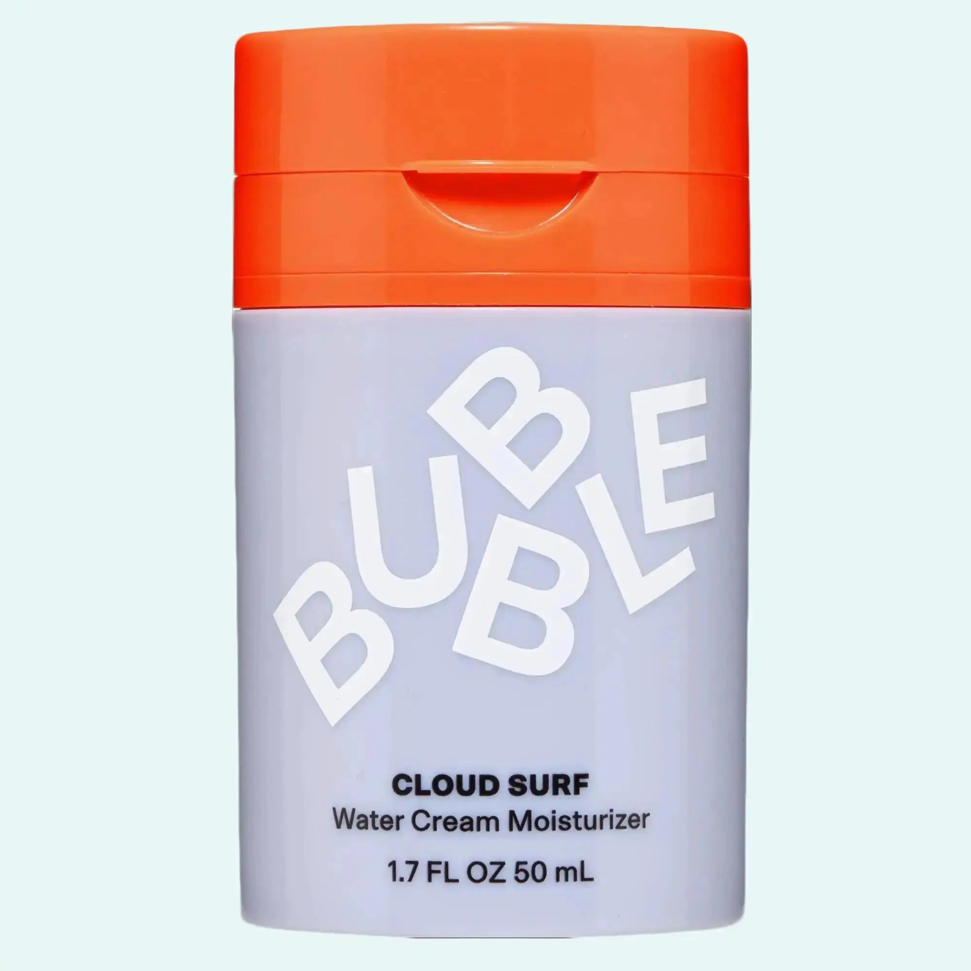 Bubble Skincare Cloud Surf 50ml Water Cream Face Moisturizer - Lightweight Mattifying, Celery & Glycerin Extracts Blend, Safe for Normal & Sensitive Skin, Hydrate Plump Protect, Oil Balance, Pore-Minimize, Moisture-Lock, Clean Makeup Prep