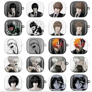 Dark Anime Characters AirPods Case Collection  Psychological Thriller & Action Fantasy Anime-Inspired Art with Iconic Male Protagonists  Japanese Manga Aesthetic Durable Protective Cover  For AirPods 1 2 3 4