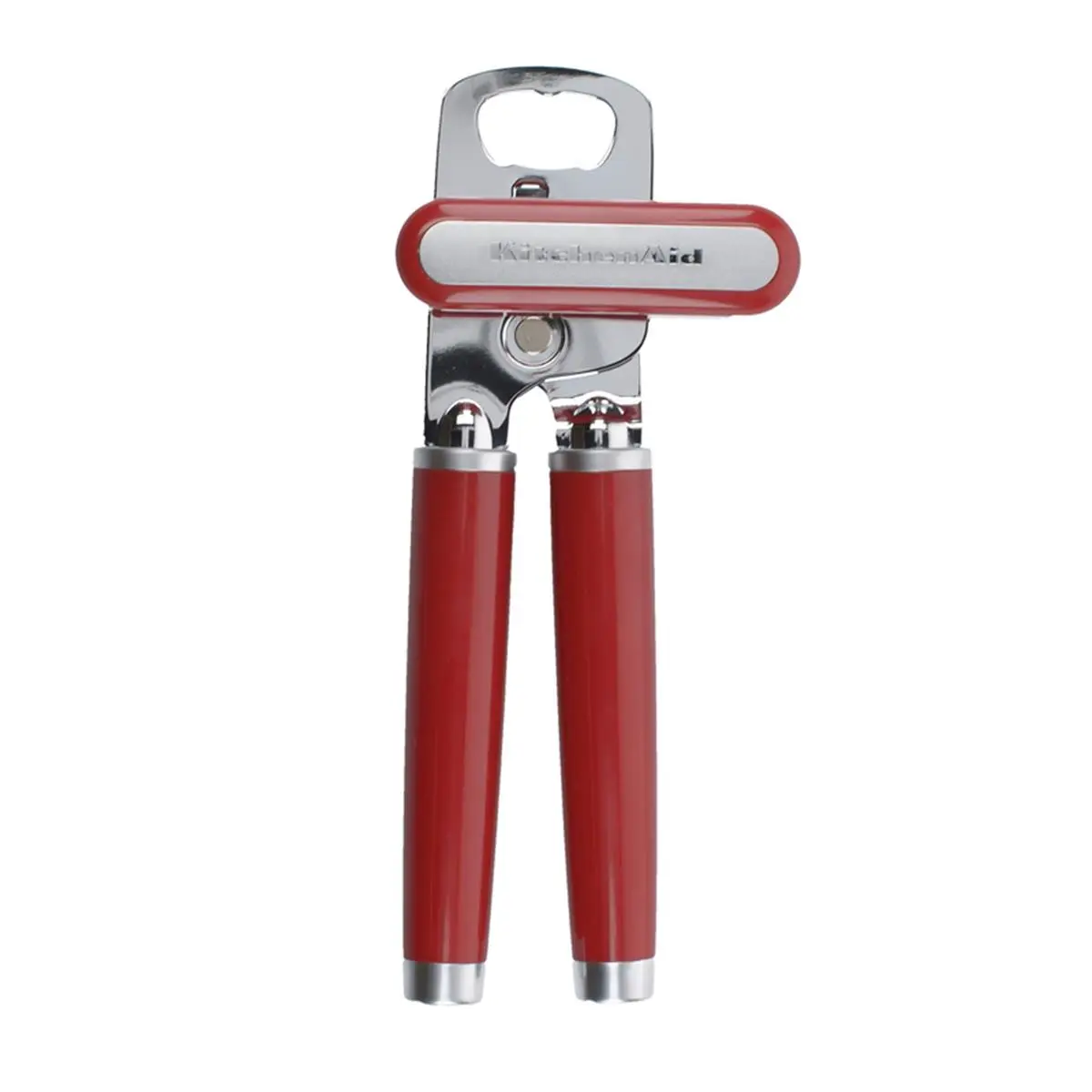 KitchenAid 6009342 Gloss Red ABS & Stainless Steel Handheld Manual Bottle & Can Opener - Gloss Finish, Handheld Grip, Single Unit for Home Use & Organized Kitchen