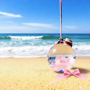 Blushing Pink Live Marimo Pendant - An Adorable Aquarium Plant Decor & Kawaii Portable Pet Habitat (Includes LIVELY Moss Ball Pet) Summervibes