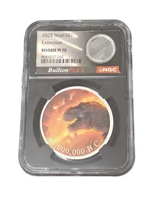 2025 Niue Extinction Reverse Proof-70 NGC