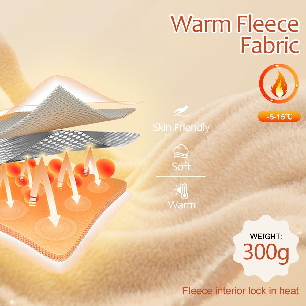 Tivira Fake Translucent Fleece Lined Tights - Original Sheer Nude Skin Effect Winter Thermal Leggings, High Waisted Slimming Tummy Control Pantyhose, 5 Available Colors, Size M L XL 2XL, Indestructible Quality $100 Guarantee, One Seam Design, Warm Tights