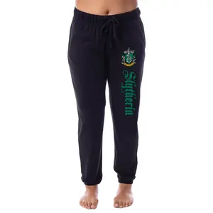 Harry Potter Womens' Slytherin House Crest Sleep Jogger Pajama Pants
