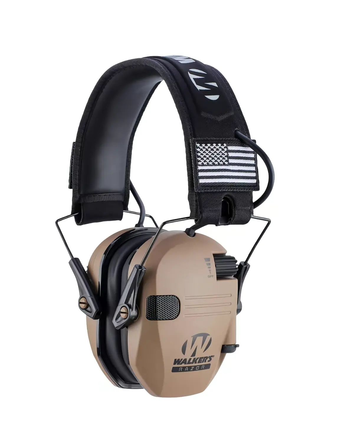 RAZOR Adjustable Tactical Ear Muffs, Ear Protectors, Ear Defenders for Outdoor Shooting, Walkers Noise Reduction Headset, Adjustable Over-Ear Design, Ideal for Sports & Hunting,camping essentials