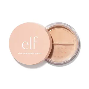 e.l.f. Halo Glow Soft Focus Setting Powder, Silky & Creates Soft Glow Without Shine, Smooths Pores & Lines, Vegan & Cruelty-Free, Medium
