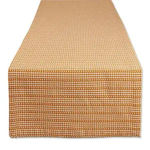 Design Imports 14" x 72" Farmhouse Gingham Table Runner