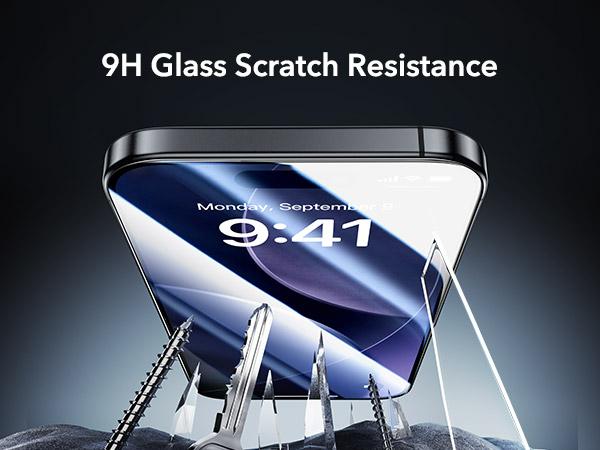 ESR Invisible Bodyguard for iPhone 17promax/17pro/17air/17/16/15 7X Armorite Privacy Glass 3-Pack Ultimate Privacy Bubble-Free Install Military-Grade Protection