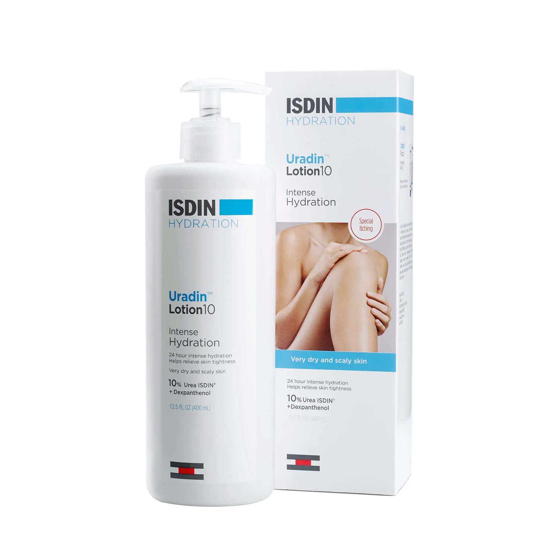 ISDIN Uradin 10 Cosmetic Moisturizer - Beauty & Personal Care Body Care Lotion, 24-Hour Hydration, Non-Greasy, Quick Absorption, 24-Month Shelf Life, Single Item, Hydrating Nourish Strengthen Formula for Very Dry Skin