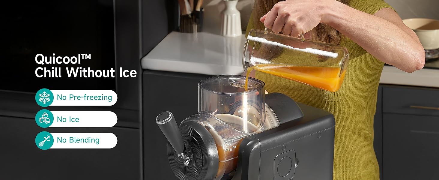 HiCOZY F3 Slushie Machine & Soft Serve Ice Cream Machine, No Ice Needed, Self-Cleaning, 5 Presets for Soft Serve, Frozen Drink, Milk Shake, Margaritas, Frappés and More