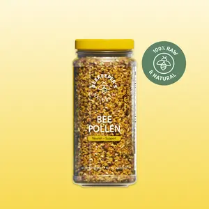 Bee Pollen - 100% Raw Granules for Energy, Immunity & Whole Body Wellness - Superfood Packed with Vitamin B, Minerals & Protein