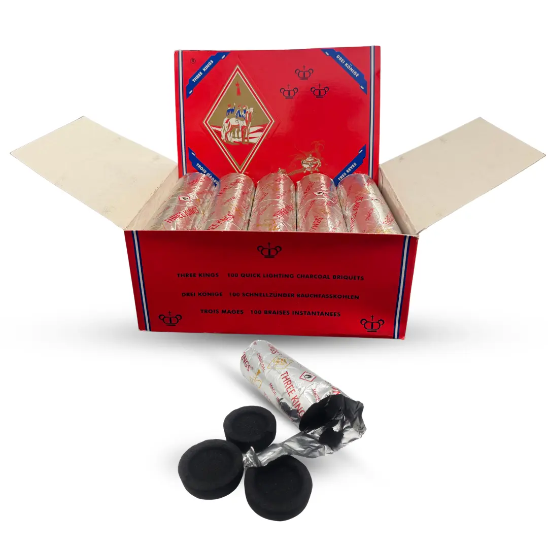 Three Kings (Carbon) Charcoal Briquets
