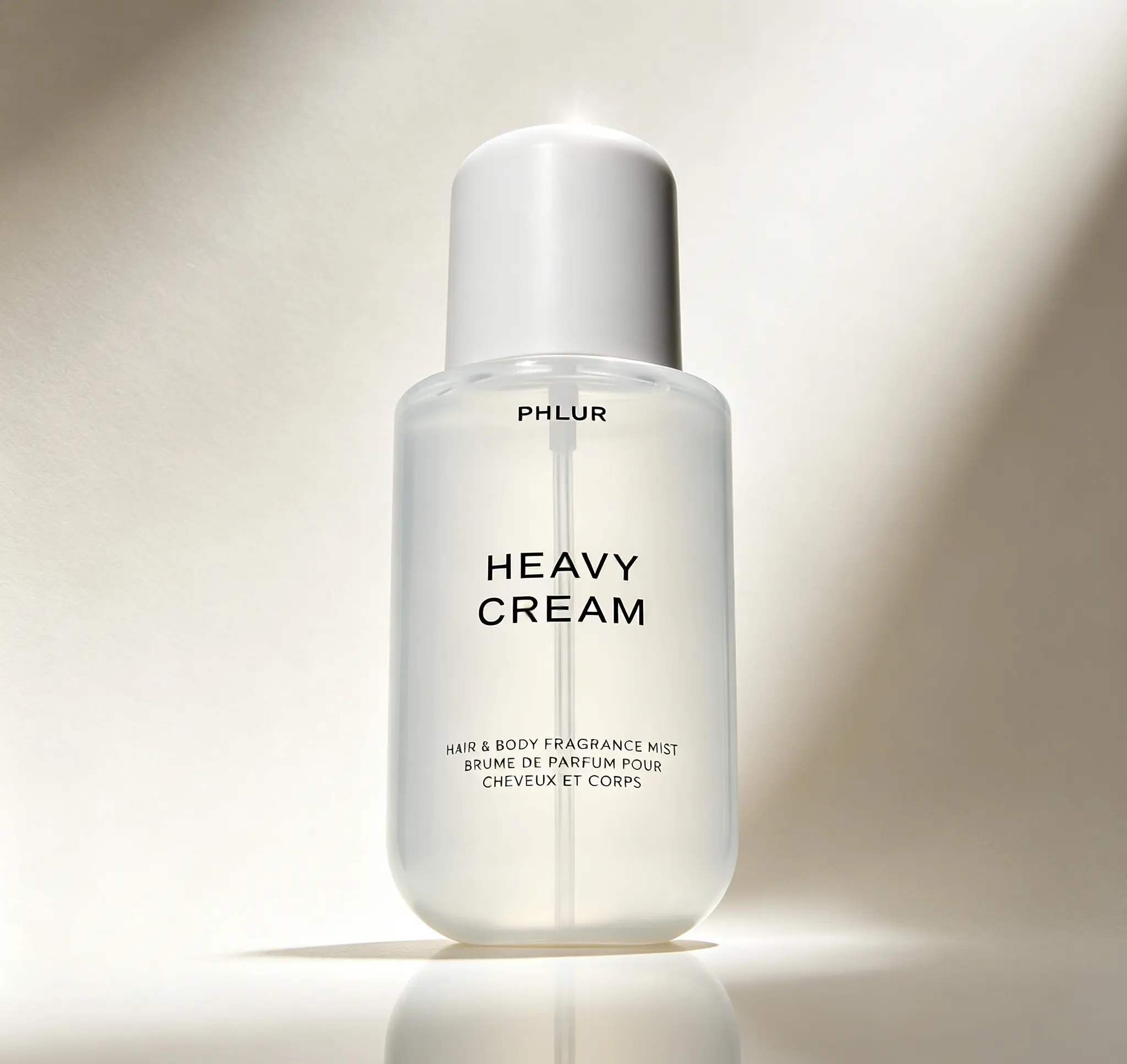 PHLUR Heavy Cream Body Mist – 8 Fl Oz / 240ml, Hair & Body Perfume for Women, Gourmand Vanilla Fragrance with Marshmallow, Coconut Cream & Citrus Notes