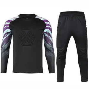 Adult Kids Football Goalkeeper Jerseys Tracksuit Custom Men Soccer Goalie Tracksuit Long Sleeve Uniform Boy Gatekeeper Outfit