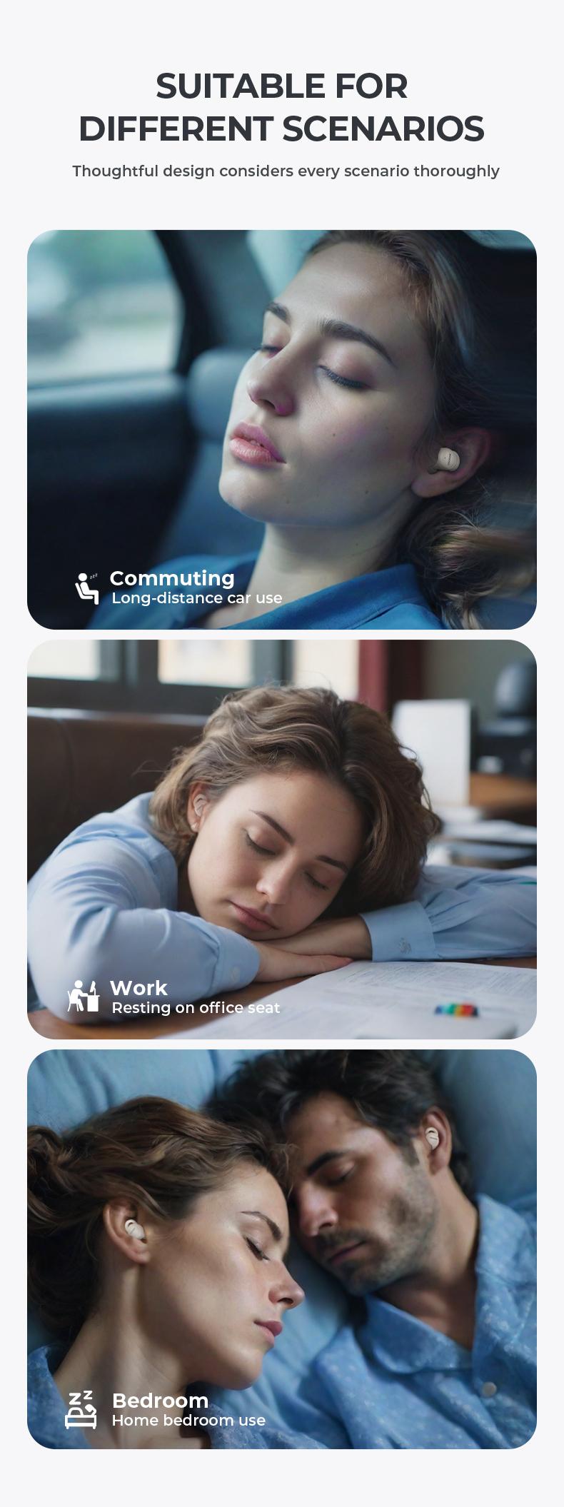 MINISO X10 Sleep Earbuds,Bluetooth Earphones,Wireless Earbuds,Touch Control,Smooth Bluetooth 5.4,Sleep-Noise Cancelling,Fast Charging & Long Standby,Comfortable Soft Ear Tips.