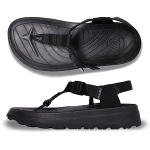 Solstice | Recycled Nylon| EVA | Vibram Rubber Sole | Black