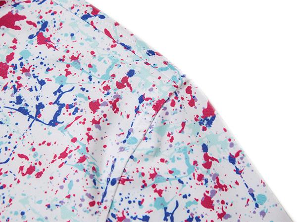 M MAELREG Mens Printed Golf Polo Long Sleeve Performance Fit Dry Fit Fall Golf Shirt Casual Athletic Top  Fashion Menswear SpringStatements