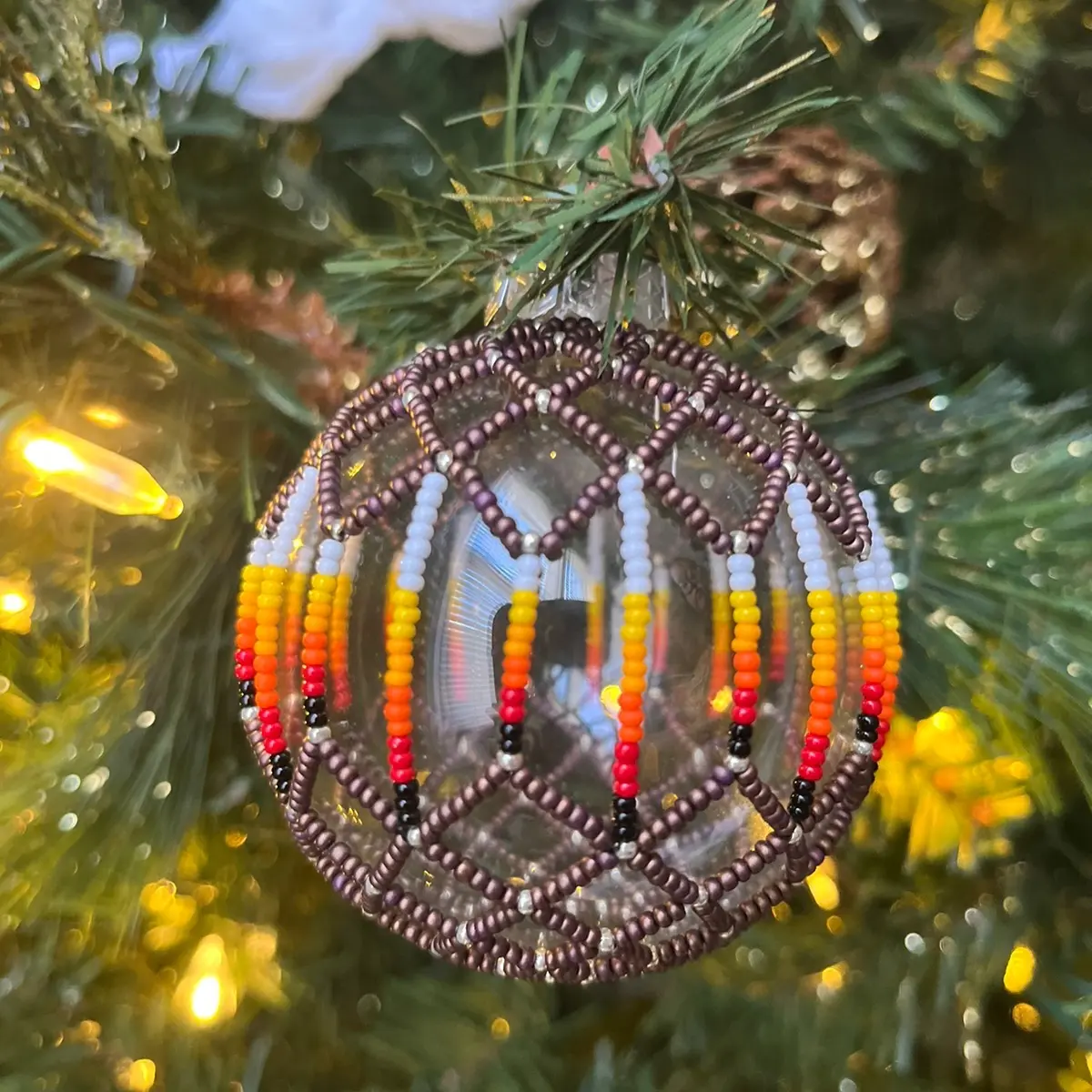 Beaded Glass Ornaments