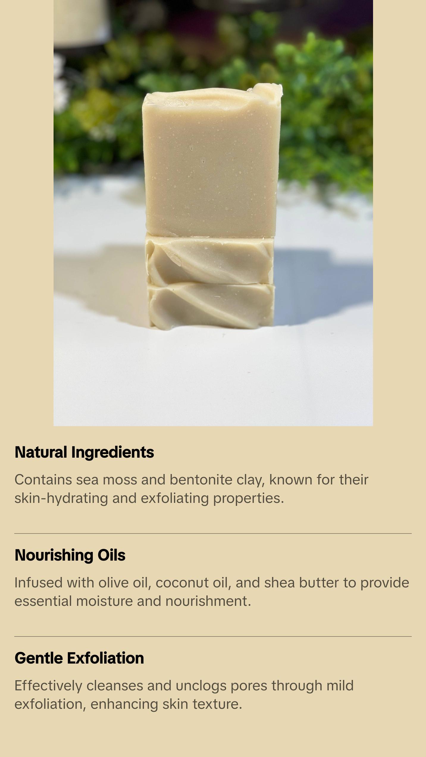 Self-Care Society Presents Sea Moss & Bentonite Soap