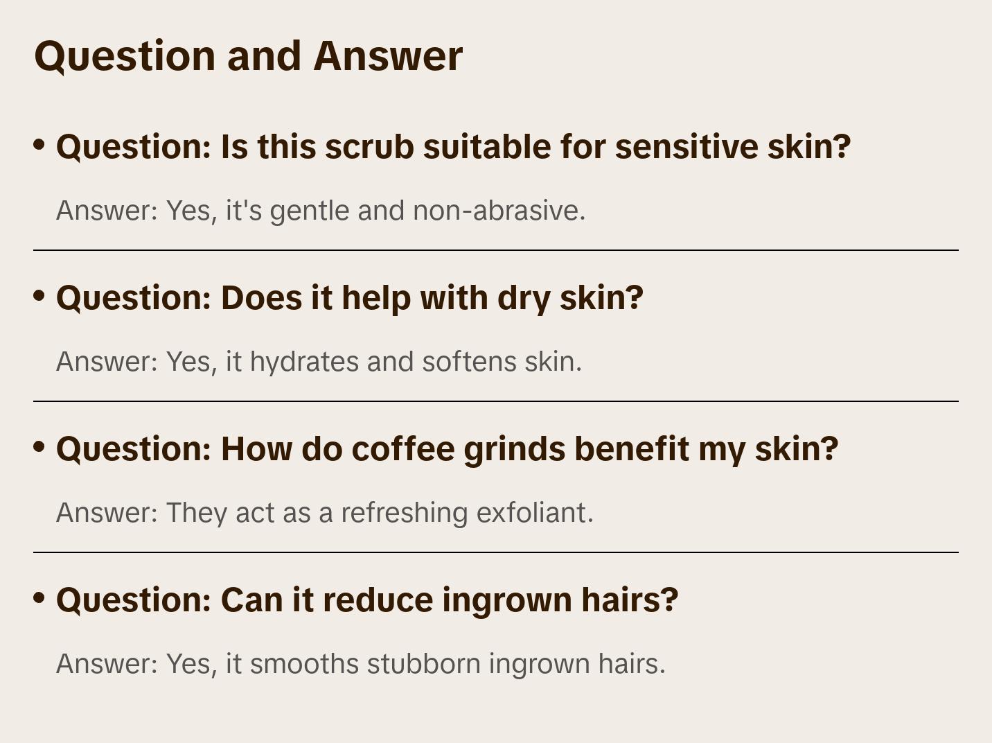 JUNOCO Refill Pod | Buffing Butter. Hydrating body scrub with Coffee Grinds and Perlite. 85gr