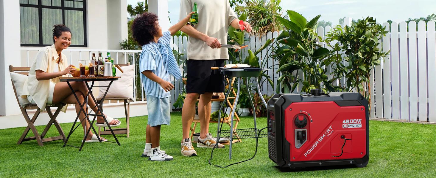 PowerSmart Electric Start 4800-5000 Watt Portable Inverter Generator with Wheels Handle Kit, CO Protect, Hurricane season, Quiet, 30 Amp for RV-Ready, (DH5050E PS5046CE HB5046C) PowerSmart Electric Start 4800-5000 Watt Portable Inverter Generator with Wheels Handle Kit, CO Protect, Hurricane season, Quiet, 30 Amp for RV-Ready, (DH5050E PS5046CE HB5046C)